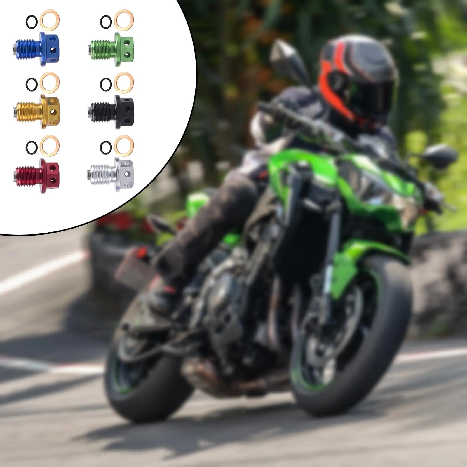 Магнитная пробка слива масла для запасных частей мотоциклов обновленные детали