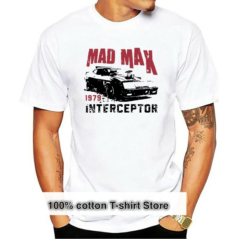 

Men T Shirt T Shirt Mad Max Interceptor 1979 vintage gray tshirts Women T-Shirt