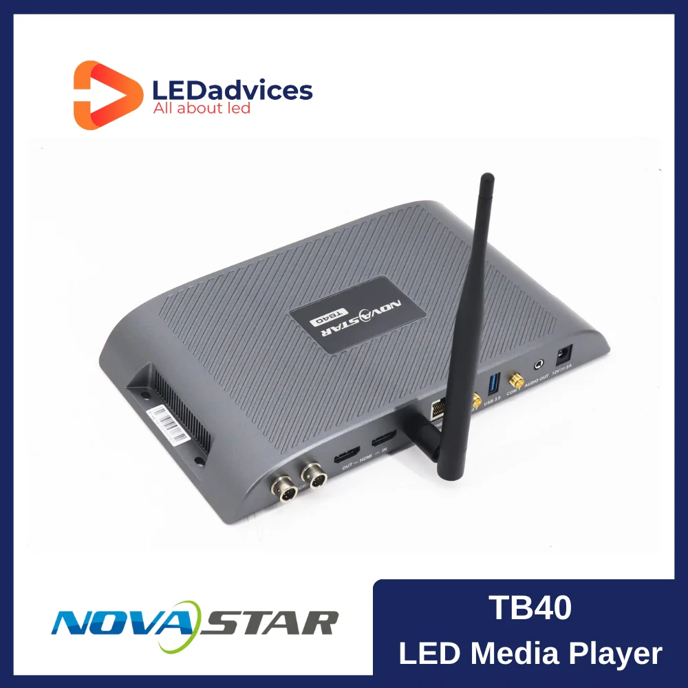 Фото Мультимедийные плееры Novastar по лучшей цене TB40 Taurus серии для светодиодных экранов, асинхронный мультимедиаплеер №1