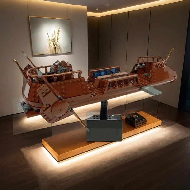 Фото Набор для сборки модели MOC UCS Desert Skiff Space Battle (612 деталей) — коллекционный научно-фантастический конструктор Galaxy, набор для творчества DIY, мега-мини игрушка, подарок №1