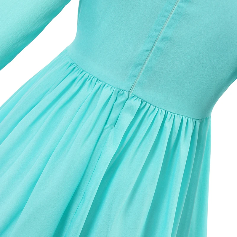 Платье Rosalina для девочек игры принцессы Детский костюм косплея синее платье с