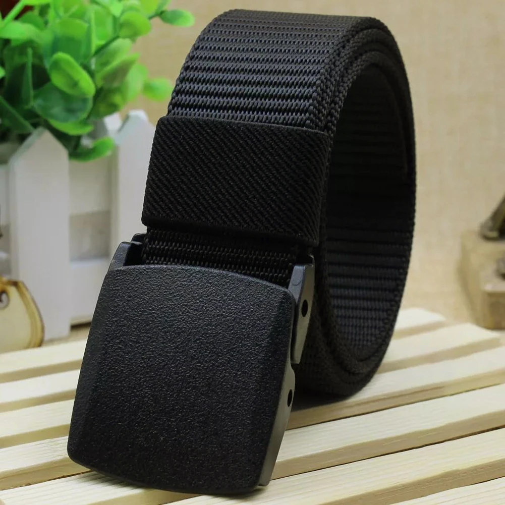 

Automatic Buckle Nylon Belt Male Army Belt Mens Military Waist Canvas Belts High Quality Strap