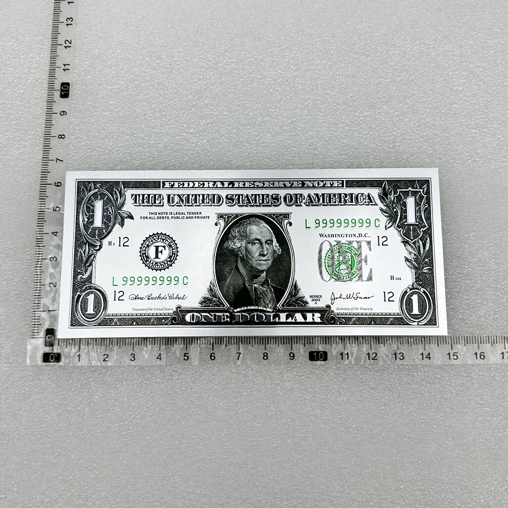 7 шт. пластиковые банкноты 1 2 5 10 20 50 100 долларов США