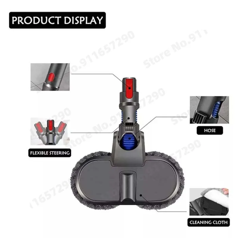 Детали для электрической швабры Dyson V7 V8 V10 V11 с насадкой пола резервуар воды тряпка