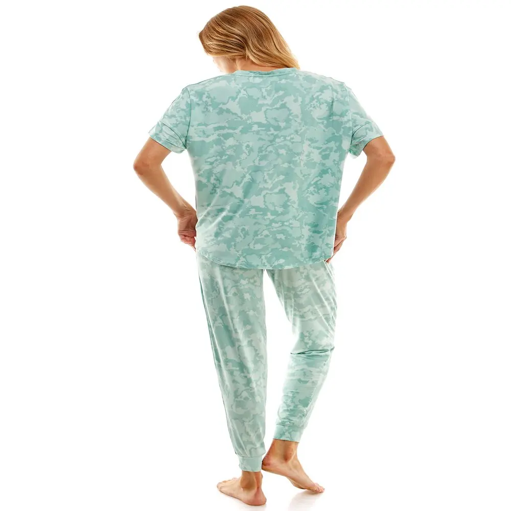 HMCN Women`s Long Sleeve Sleep Notch Collar Set, Sizes S-XL