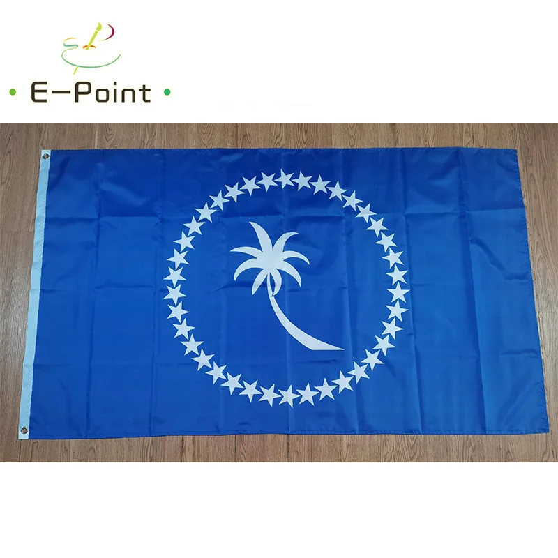 

Federated States of Micronesia Chuuk State Flag 2ft*3ft (60*90cm) 3ft*5ft (90*150cm) Size Christmas Decorations for Home Banner