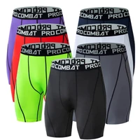 mens sports gym compression wear under base layer shorts pants athletic tights fitness bodybuilding breathable bottom