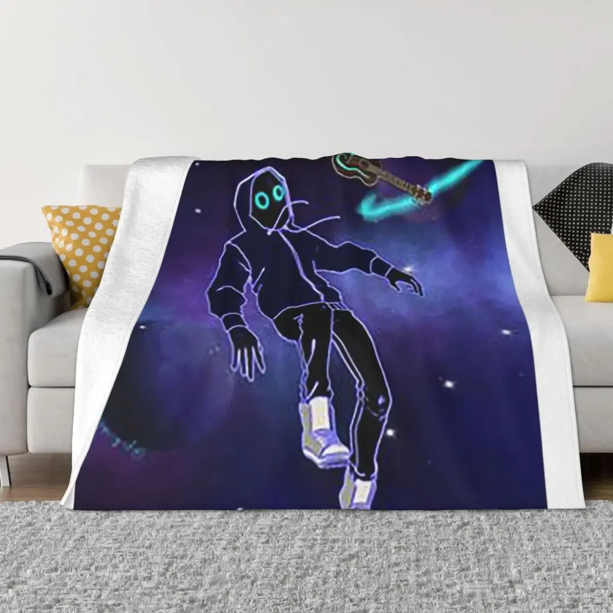 Uke анимация плед одеяло пушистые одеяла винтажное милое Клетчатое роскошное