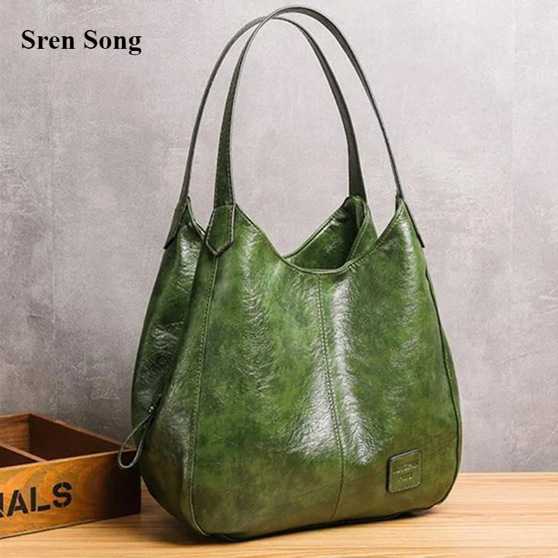 

Дамские сумочки, новинка 2021, вместительные сумки-тоуты на плечо в стиле ретро, женские сумки-мессенджеры, модные сумки для покупок и путешес...