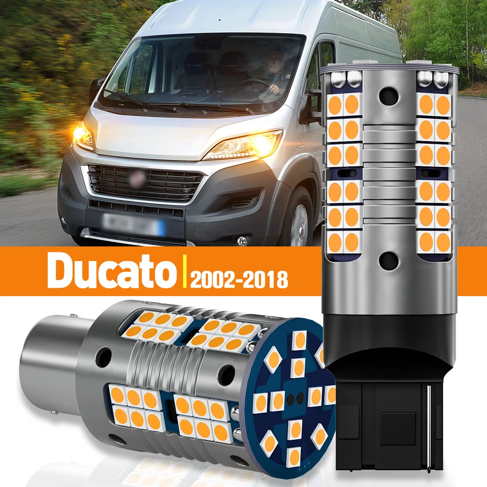 

Фонарь с указателем поворота для Fiat Ducato 2002-2018 2007 2008 2009 2010 2011 2012 2013 2014 2016, аксессуары для Canbus, 2 шт.