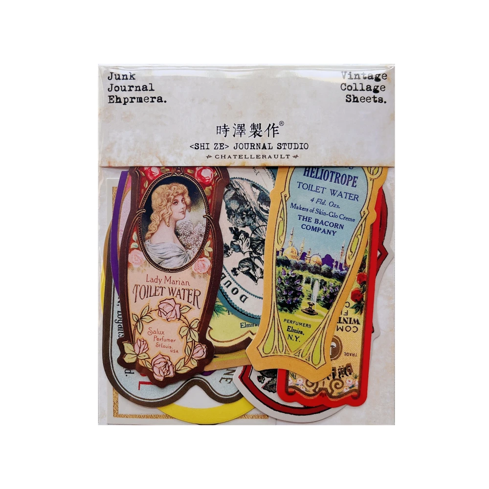 

Junkjournal Ретро великолепный логотип стикер DIY скрапбук путешествия дневник стеклянная бутылка декоративный материал бумага