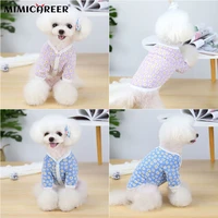 dog costumes pet new cat clothes daisy knitted cardigan autumn winte two legged sweater coat puppy clothes supplies