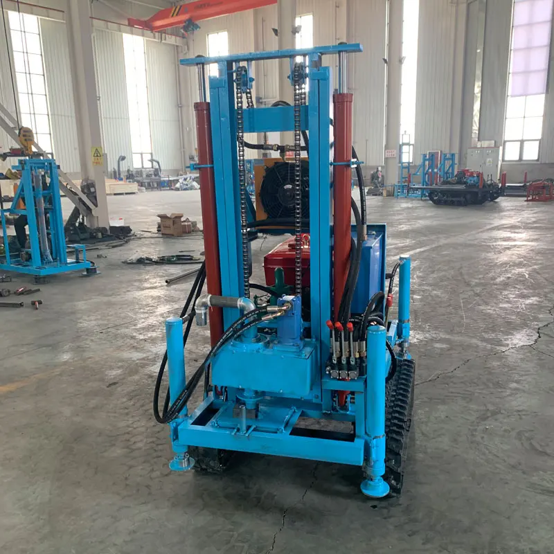 Наземная буровая установка для бурения скважин на гусеничном ходу портативная