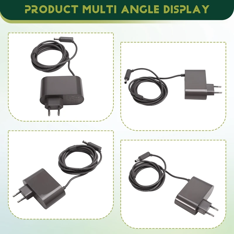 Replacement Charger For Dyson V6 V7 V8 DC58 DC59 Cordless Vacuum Cleaner Power Suppy Adapter 26.1V 780Ma Eu Plug