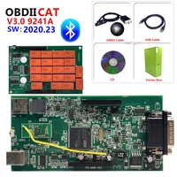 newest 2020 23 bluetooth v3 0 green double pcb real 9241a chip nec relay for cartruck tcs pro vci auto diagnostic scanner tool