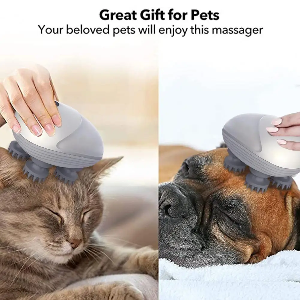 

Anxiety Relief USB Charging Cordless Electric Scalp Massager Pet Supplies