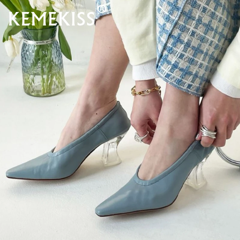 

Туфли-лодочки женские из натуральной кожи на высоком каблуке, размеры 34-40