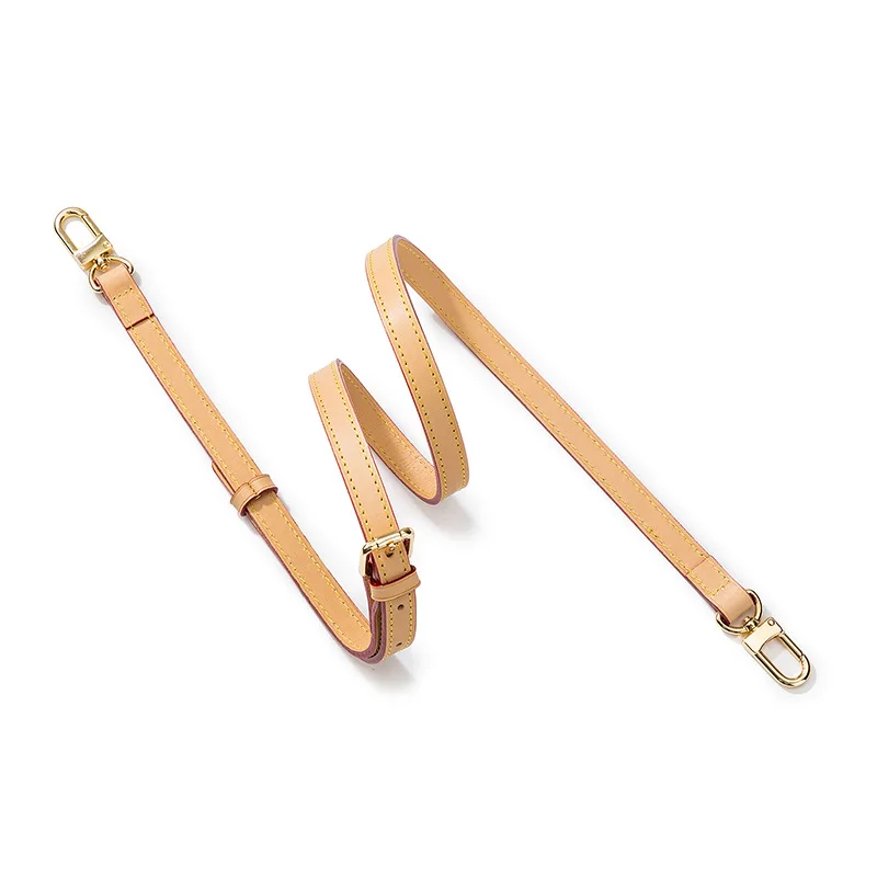 

Длинный наплечный ремень для сумки-мессенджера, брендовый Мягкий регулируемый сменный ремешок из воловьей кожи абрикосового и овощного цв...