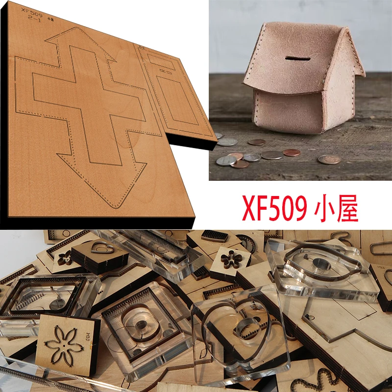 

Hut Leather Craft Punch Hand Tool Cut Knife Mould XF509 New Japan Steel Blade Wooden Die leather craft tools leather tools