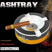 round ceramic cigar ashtray household gift gift pretty cool ashtray