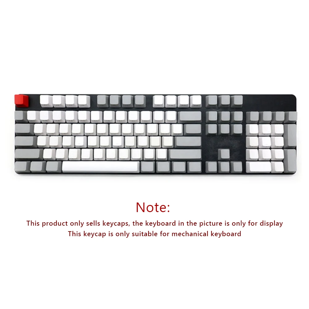 Mechanical Keyboard Keycaps Top Printed PBT OEM Profile Height 108 Keys Full Set Dolch Corsair Bfilco Minila |