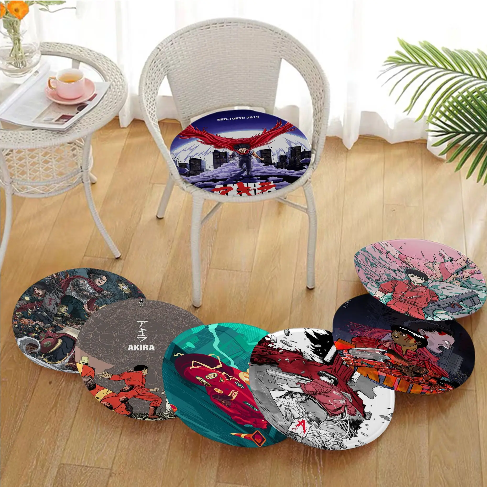

Classic Anime Movie Akira Creative Seat Cushion Office Dining Stool Pad Sponge Sofa Mat Non-Slip Cushion Pads