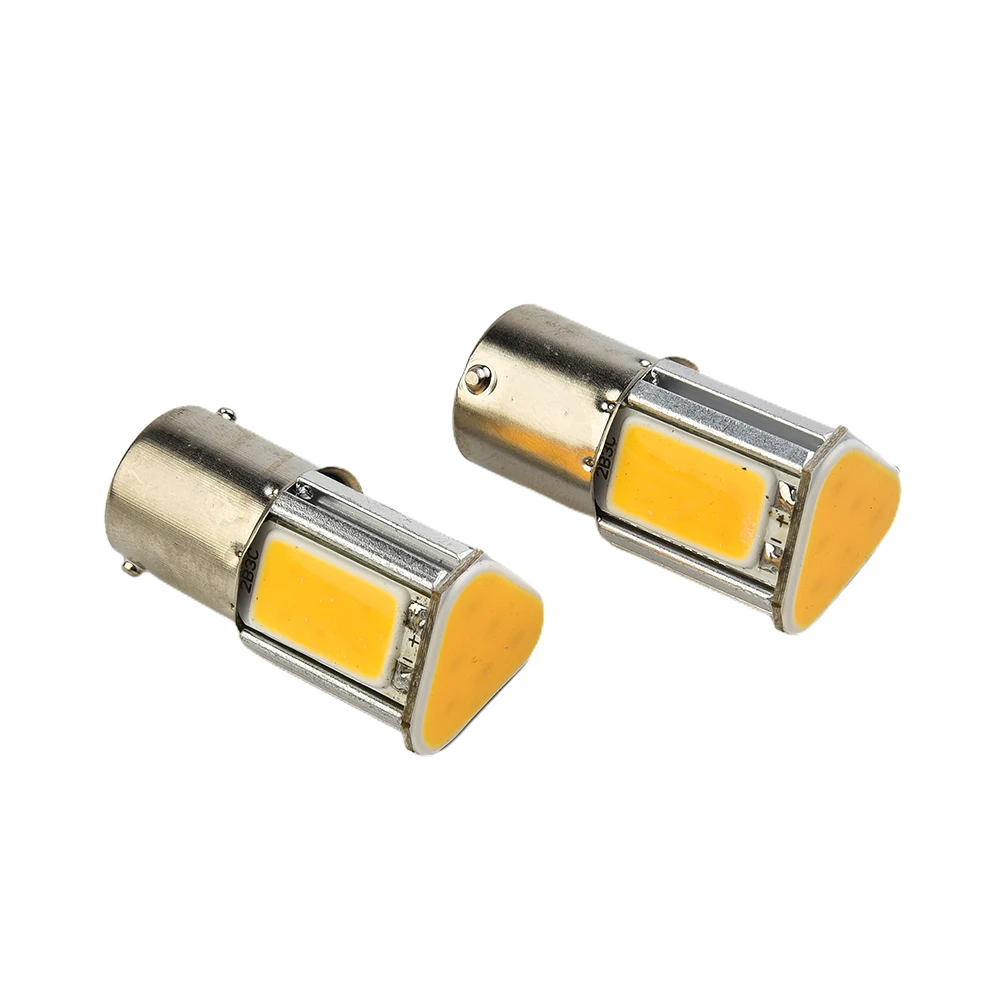 

Super bright Turn Signal Light 12V DC Amber Auto Bulb Car Exterior LED Parts Replacement 1156 G18 BA15s Useful
