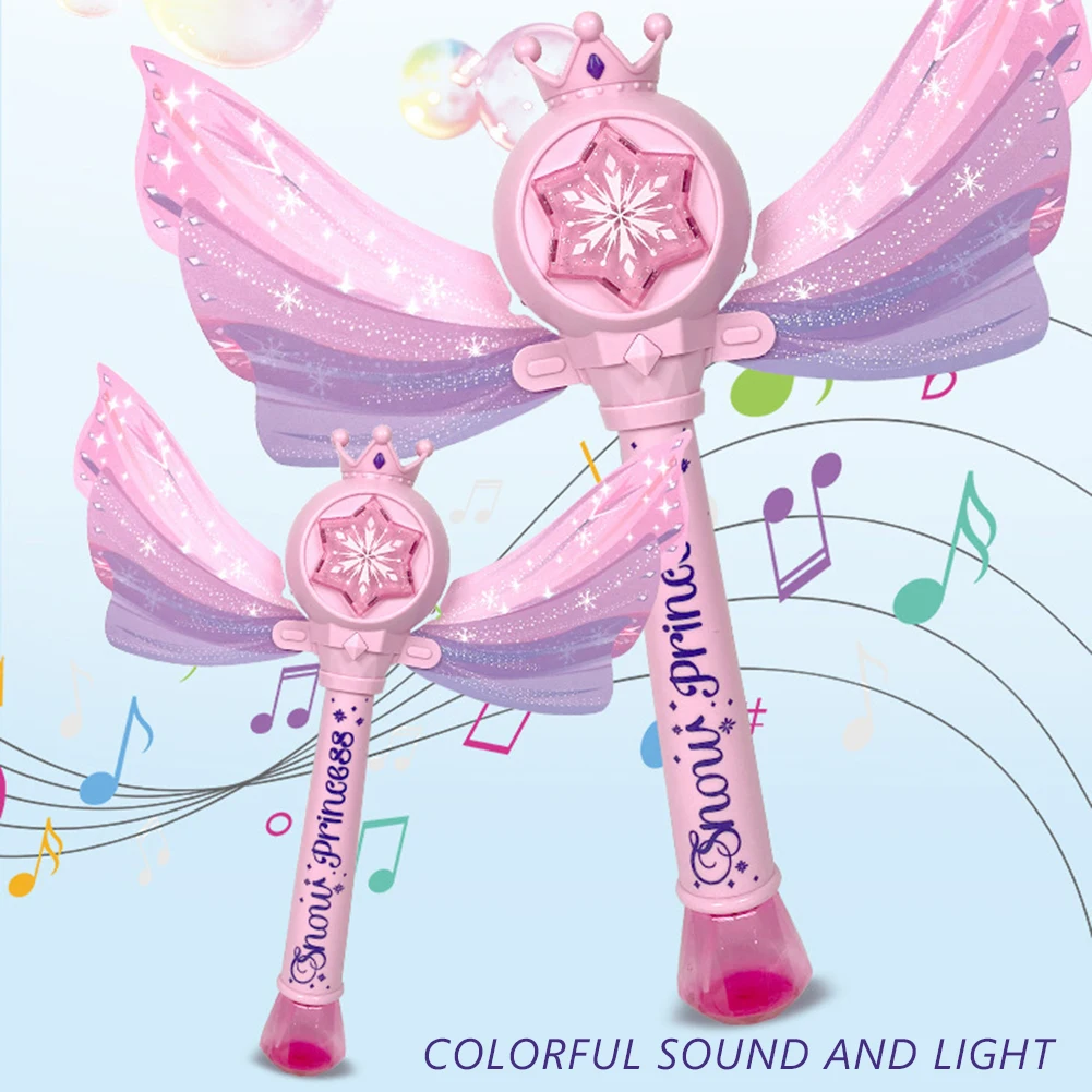 

2023 машинка для создания пузырьков в виде волшебной палочки принцессы, красочная машинка для пузырьков, детские игрушки для девочек