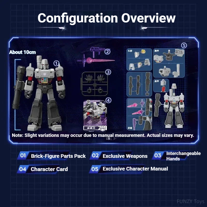 Официальные фигурки Blokees Transformers Shining Version 05 - Eternal Rivalry 2026, новые светящиеся фигурки в закрытой упаковке, подвижные модели, подарки (art.: 3920db85d8e8b) - 3920db85d8e8b