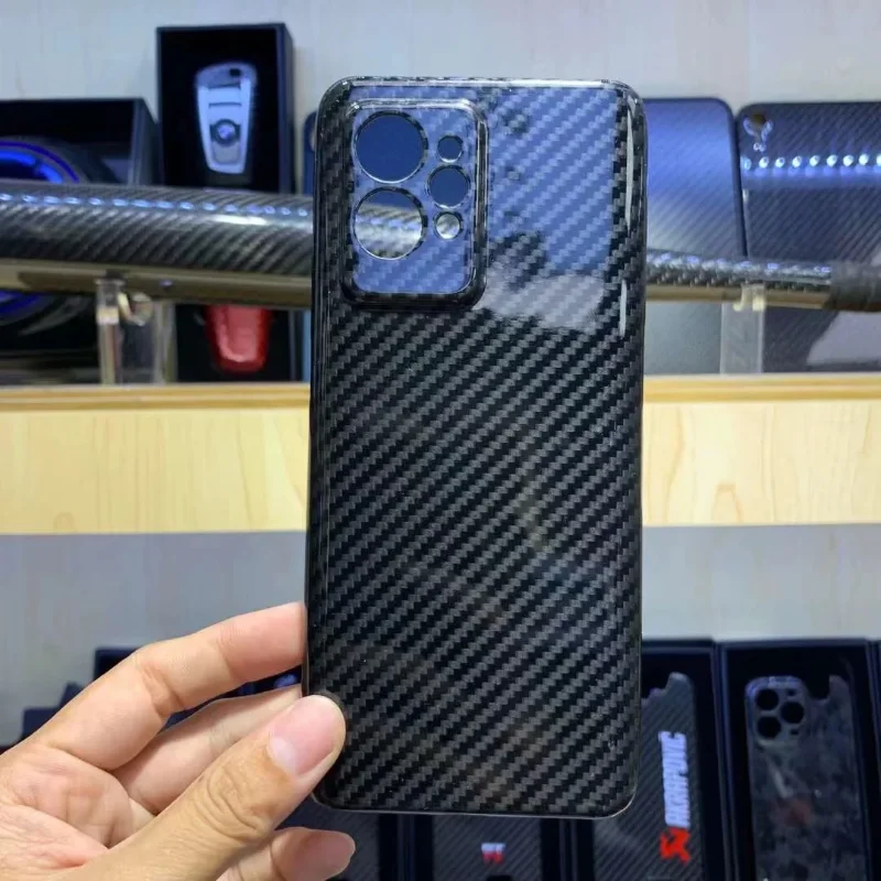 

Real Carbon Fiber Case for Realme GT2 PRO Case Cover Pure Aramid Fiber Phone Case for Realme GT2 PRO Phone Cover Accessories