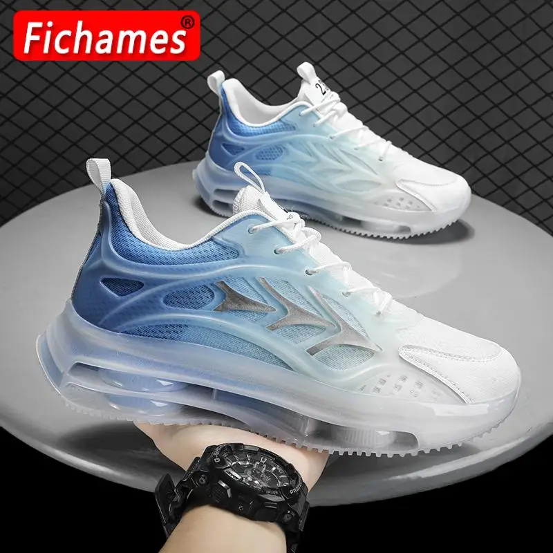 

Men's Sneakers Shoes for Men 2023 Summer High ElasticTenis Breathable Male Casual Sports Fitness Running Shoes Footwear