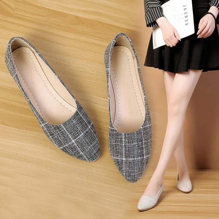

Туфли-лодочки женские классические, Вулканизированная подошва, без застежки, Повседневная элегантная офисная обувь, модель 2023