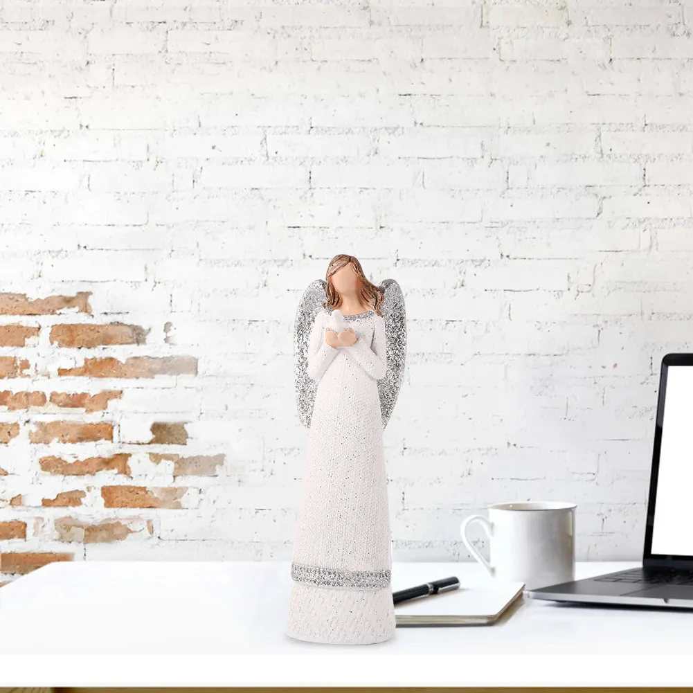 

Статуэтка ручной работы, белая, 20 см