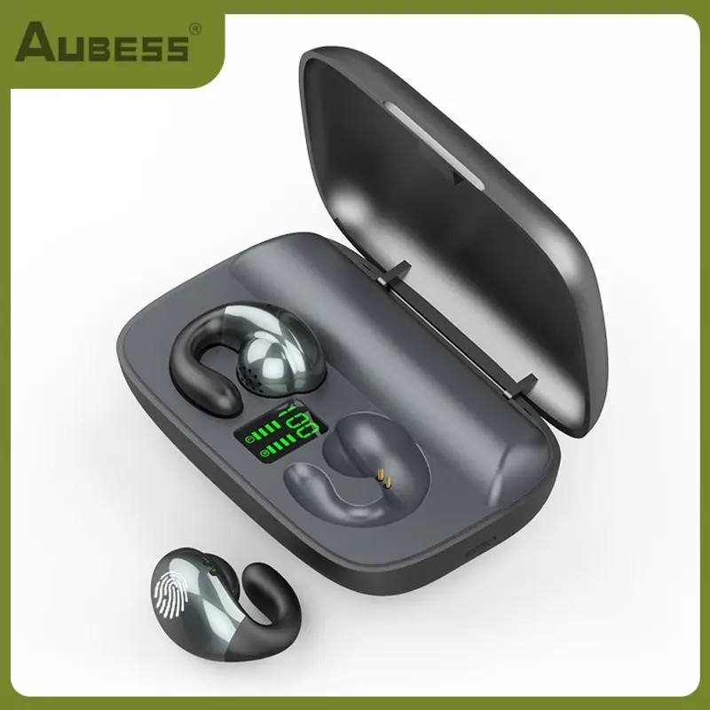 

With Charging Case Music Earplug Music Headset Hifi Sound Sports Earbuds Subwoofer Earphone Digital Display Wireless Headphones