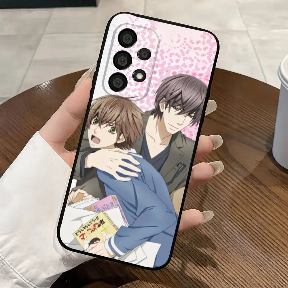 Фото Черный защитный чехол Sekai Ichi Hatsukoi для Samsung S26 25 24 23 22 21 20 10 10E Plus FE Ultra Note, мягкий чехол №2