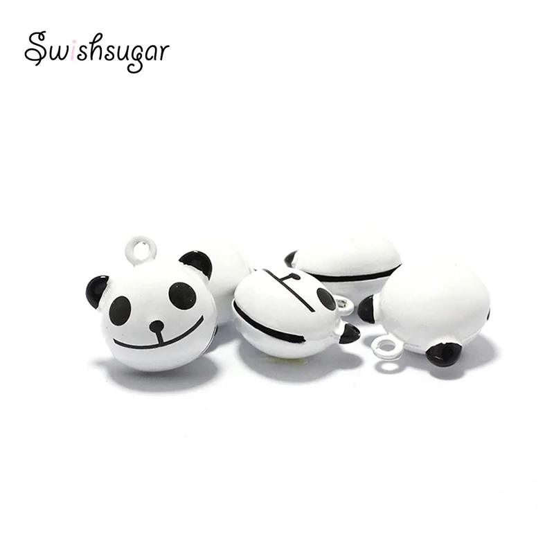 

Cute Cartoon Panda Head Animal m,Copper Craft Bell Charms Home Decoration Bell Charm Pendant Supplies