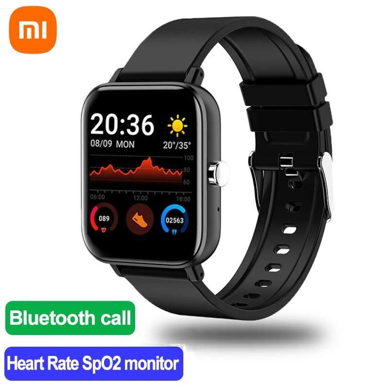 

XIAOMI 1.54" Men Smart Watch HD Touch Bluetooth Call SpO2 Health Monitor Multiple Sports Modes Smartwatch Xiaomi Offical Store