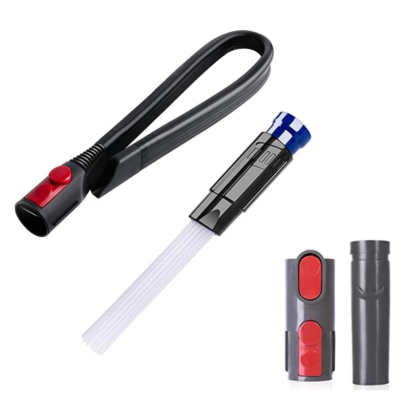 

2 комплекта аксессуаров для пылесоса: 1 многофункциональная плоская насадка и 1 Набор щеток для пылесоса с дополнением к пылесосу