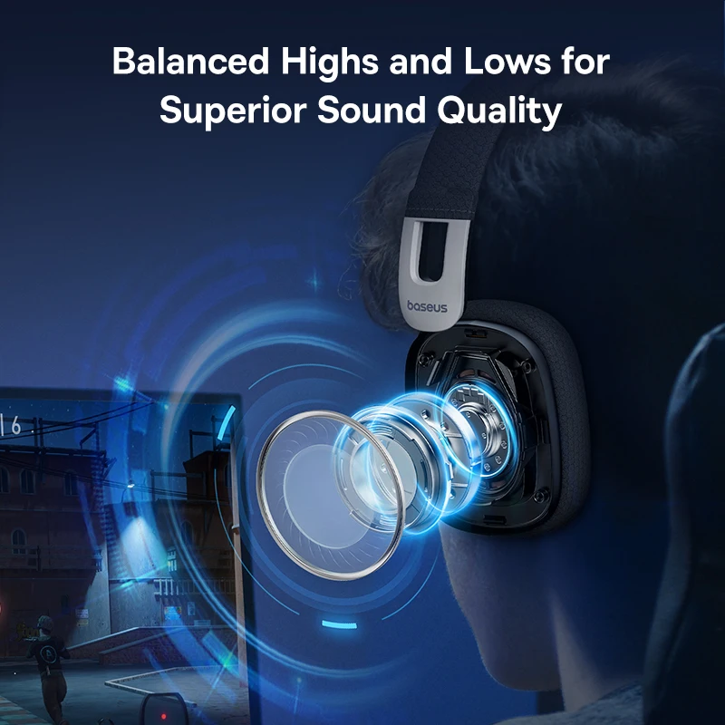 Игровые проводные наушники Baseus GoPlay 1+ Max