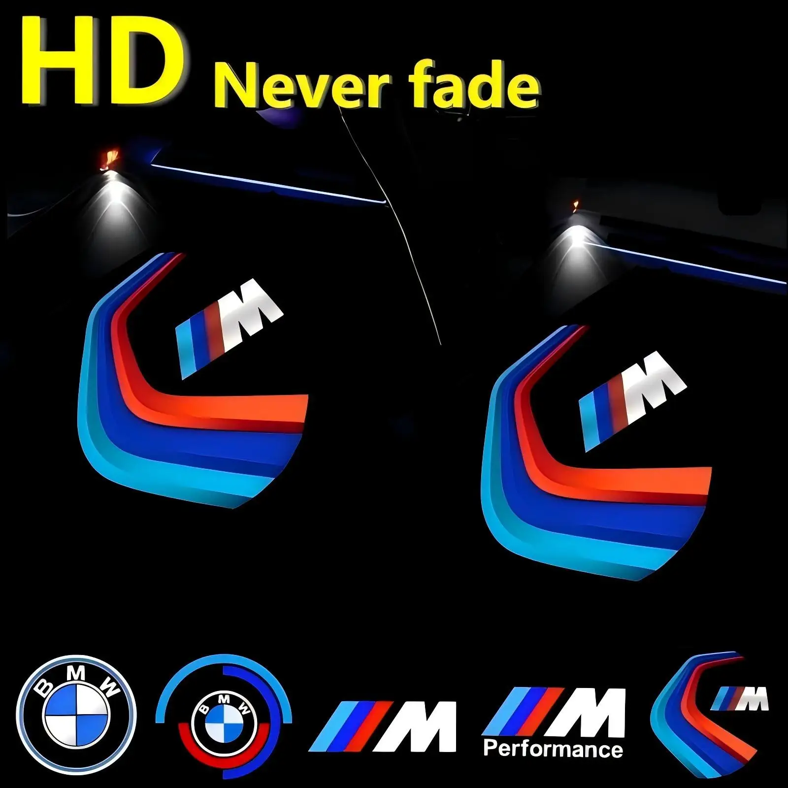 HD светодиодный проектор двери автомобиля приветственный свет для BMW M2 G87 G42 M240i M3 G80