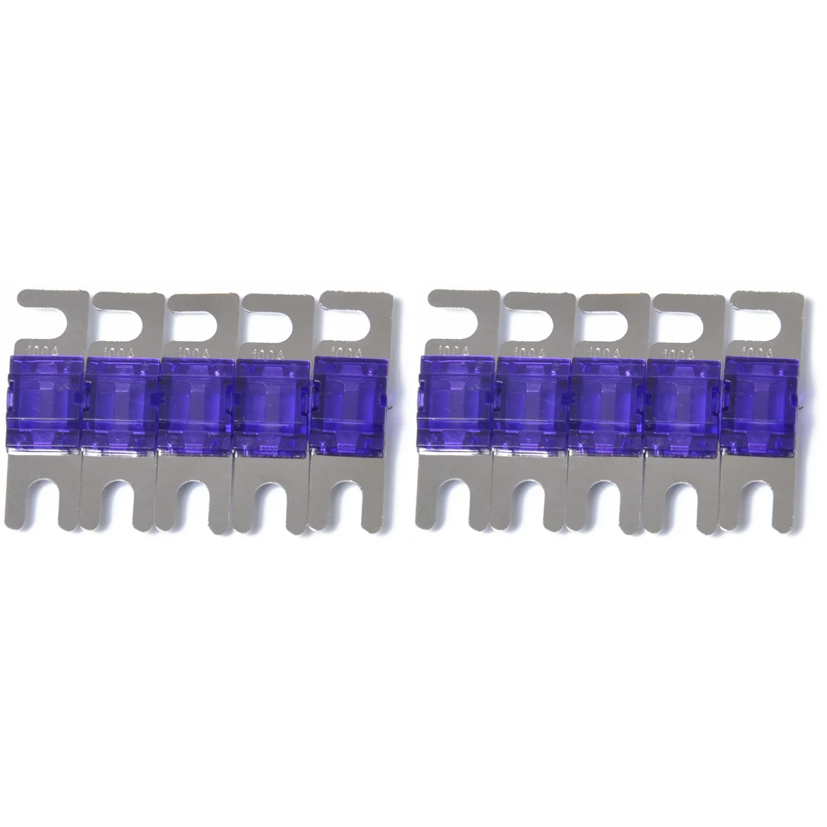

10 Pcs Mini ANL Fuses 100A Car Audio Power Wire Boat Auto Electronics Fuse (Dark Blue)