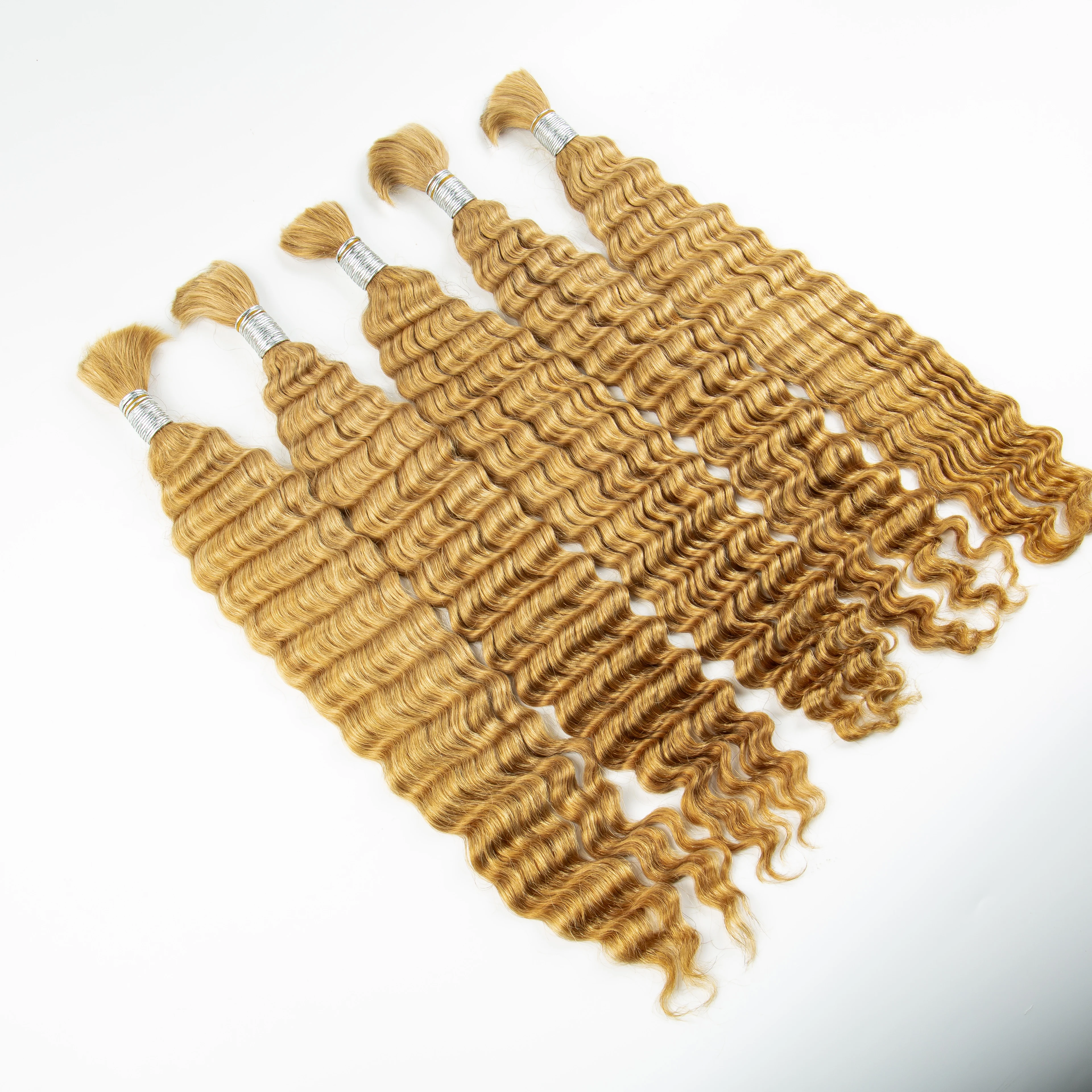 Вьющиеся 100% пучки человеческих волос для косичек в стиле бохо 100 г 12А Бразильские