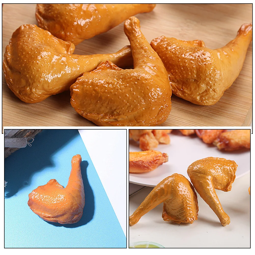 4 шт. имитация утиных ножек реквизит для дисплея модель еды сделай сам кухонный