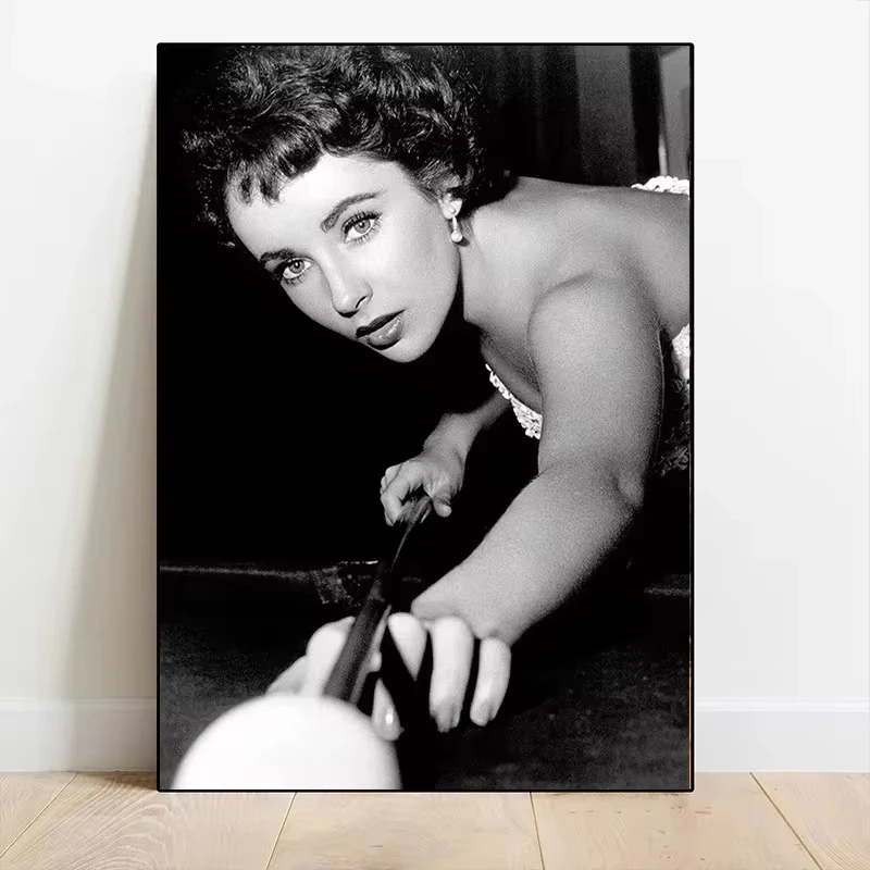 Винтажная Женская фотография Элизабет Тэйлор Шэрон таут бледль шар искусство