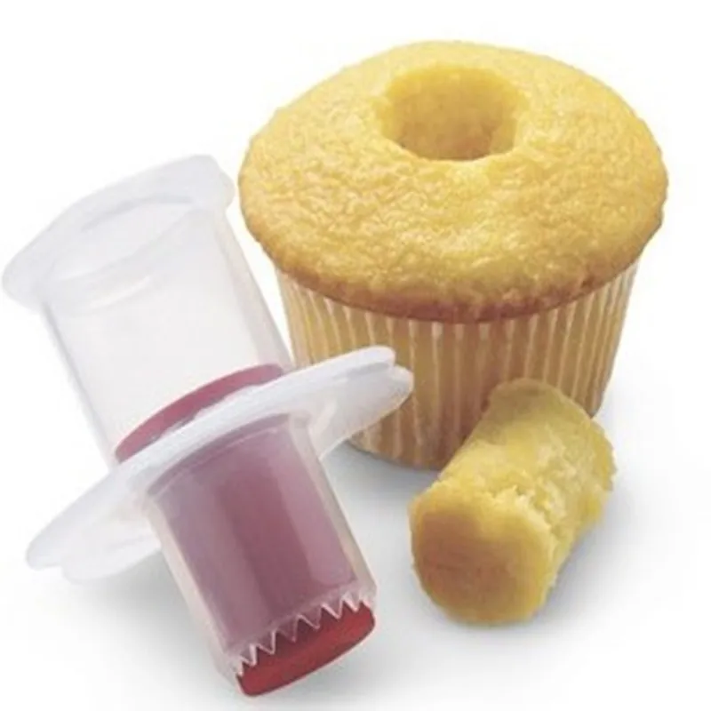 

SILIKOLOVE Cupcake Corer Plunger Cutter astry Corer Decorating Divider Cake Filler Miffin Cake Filling Tools