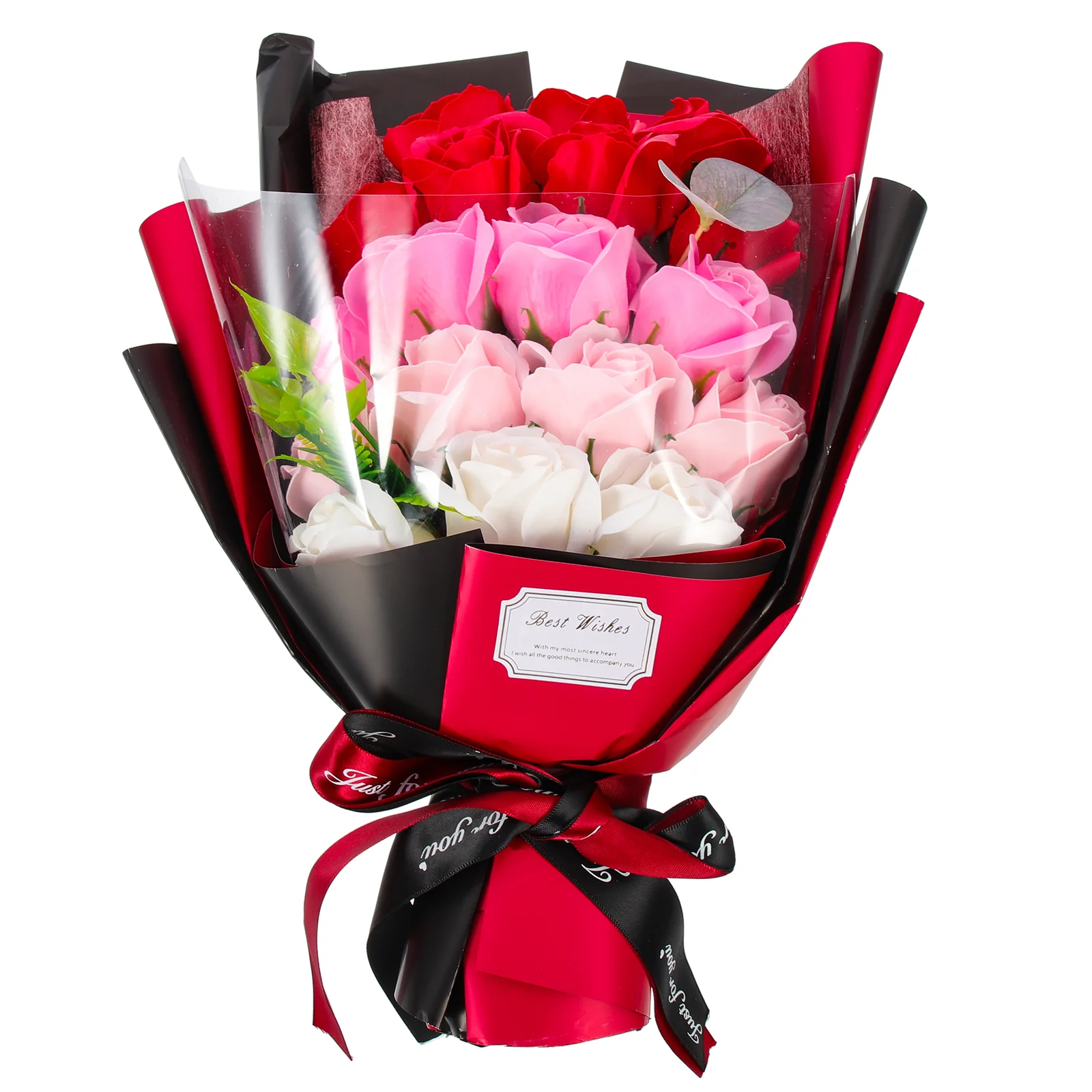 

Bouquet Rose Flower Soap Artificial Fake Wedding Gift Flowers Her Valentines Floral Scented Roses Day S Valentine Bath Box