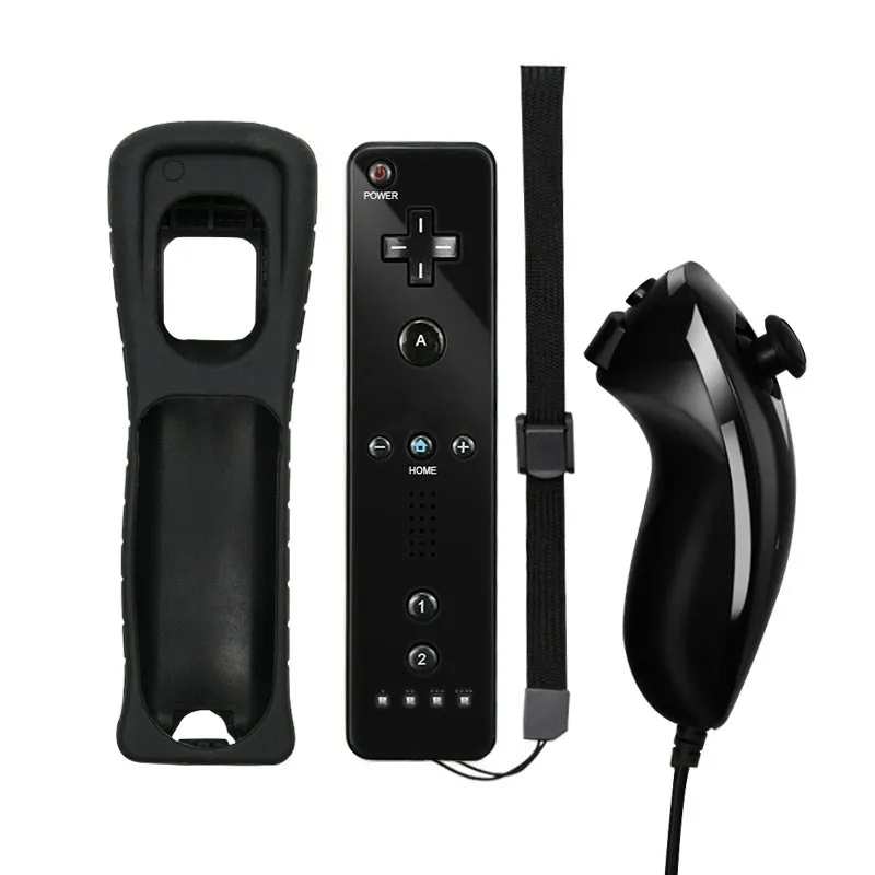 

Беспроводной пульт дистанционного управления для Nintendo Wii 2 в 1, геймпад без Motion Plus, совместим с Nintendo Wii, джойстик