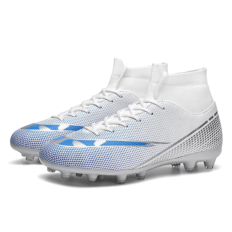 

Men's Soccer Shoes Youth Turf Soccer Shoes Trainers High Top Ankle Sneakers Quality AG TF Soccer Sneakers