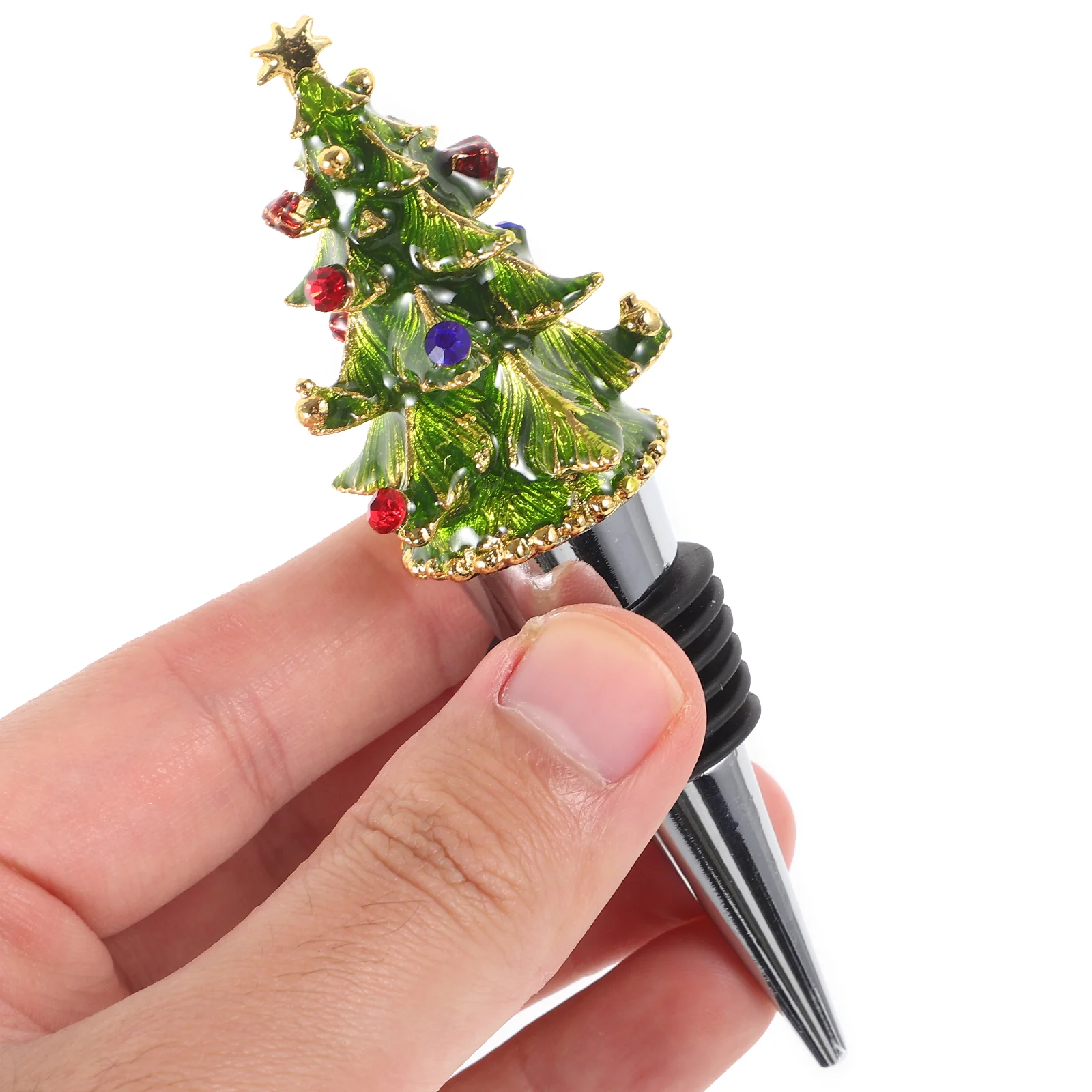 Эмалированная рождественская серия пробки для бутылок чашки Gobstoppers объемная