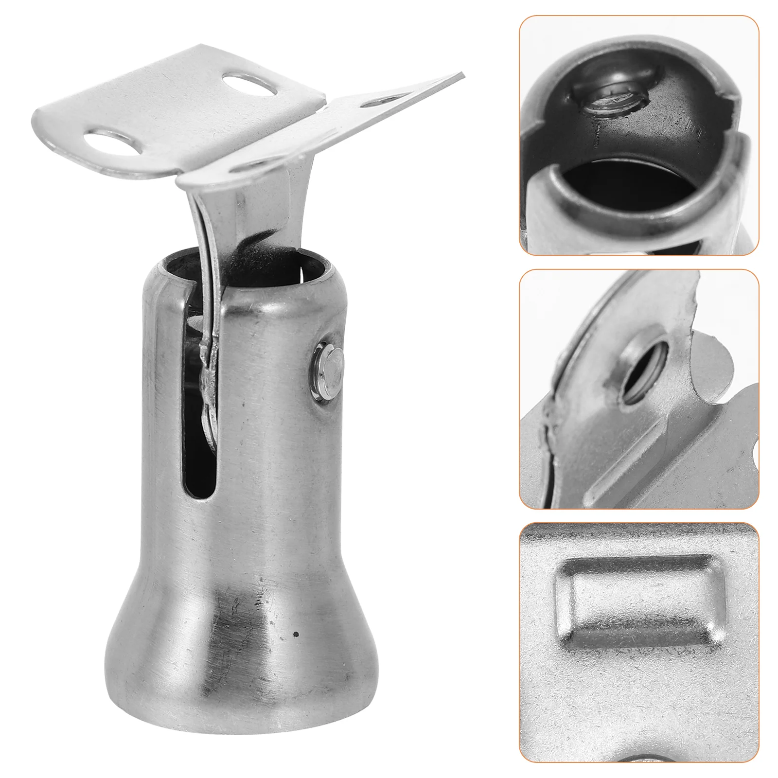 

4 PCS Handrail Bracket Stair Banister Railing Metal Brackets Shelves Wood Post Shelving Support